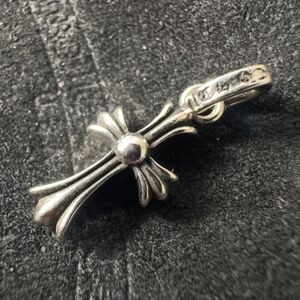 Chrome Hearts Baby Fat Charm | After Market Dyed Blue CZ Stones